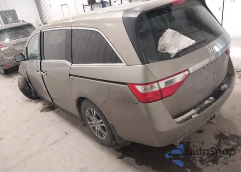 2011 Honda Odyssey Ex-L z USA, uszkodzony, nr VIN 5FNRL5H60BB059641